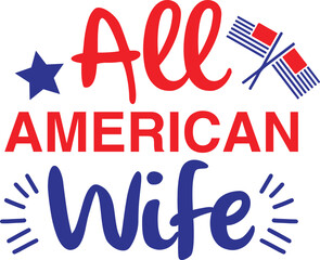 All American Wife svg