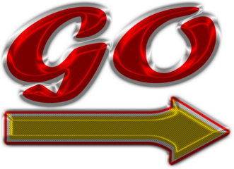Go with red and black arrows