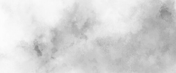 Monochrome gray aquarelle painted paper textured canvas for design, vintage card, retro template. Black and white ink effect water color illustration. Abstract grunge grey shades watercolor background