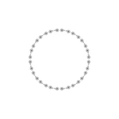 Fototapeta premium Christmas Frame Corner Line Illustration