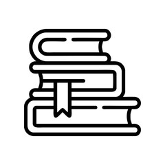 book icon black/white