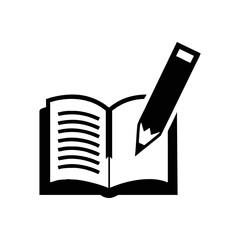 book icon black/white