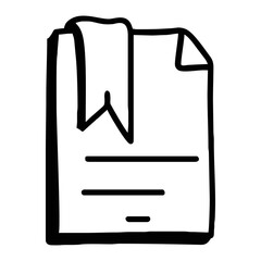 bookmark icon outline