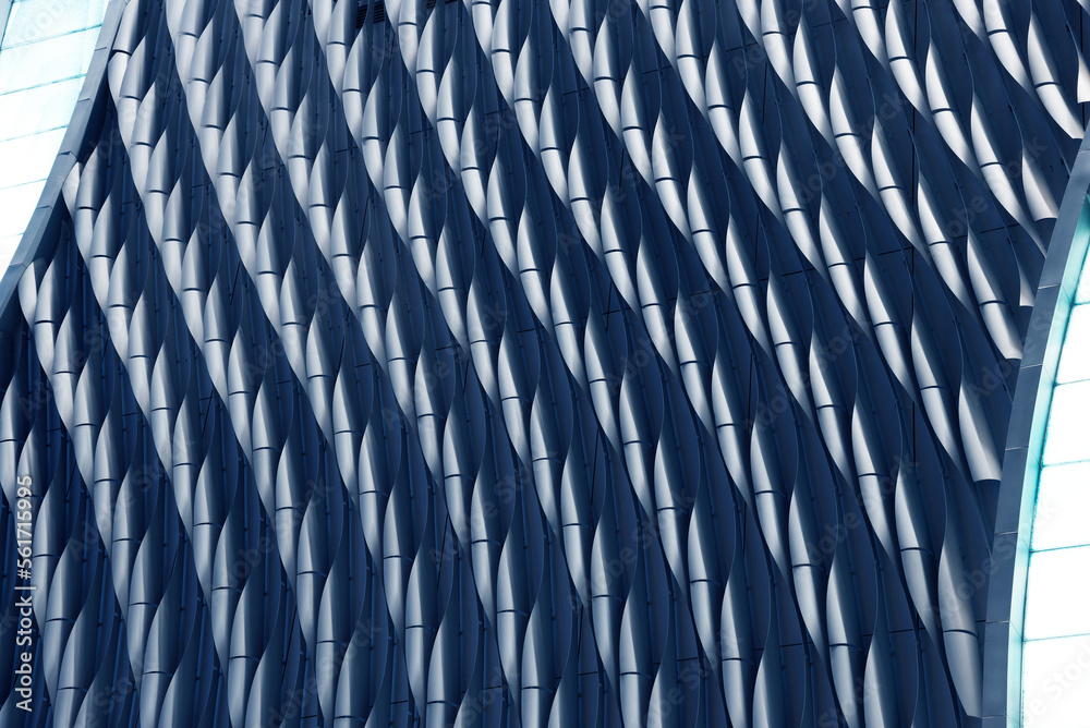 Poster exterior of modern architecture. building abstract background