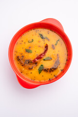 Khatti Dal is a food from India, a Hyderabadi cuisine, dal made using Masoor or Toor dal