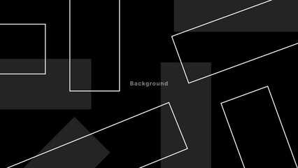 Flat geometric square shapes of dark colors with a white outline. Ready for use on web, advertisements, covers, banners, posters, and related about backgrounds.