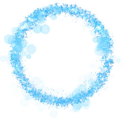 shiny rotation effect with blue splash