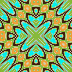 Abstract ethnic rug ornamental seamless pattern.Perfect for fashion, textile design, cute themed fabric, on wall paper, wrapping paper, fabrics and home decor.