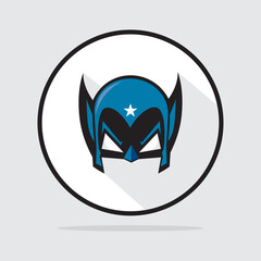superhero costume, vector illustration