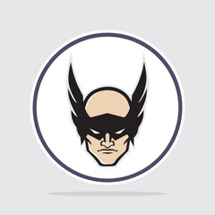 superhero costume, vector illustration