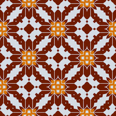 Abstract geometric pattern. A seamless background, vintage texture.