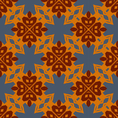 Abstract geometric pattern. A seamless background, vintage texture.