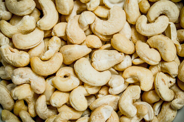 Cashew nuts texture