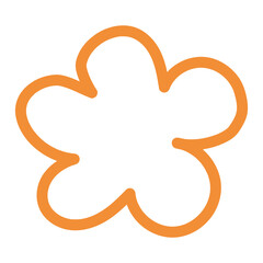 Abstract hand drawing doodle cloud computing concept