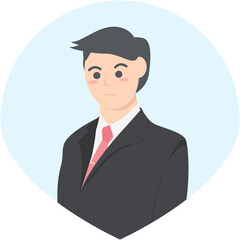 Professional Business Man Employment Avatar Character Collection
