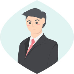 Professional Business Man Employment Avatar Character Collection
