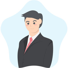Professional Business Man Employment Avatar Character Collection
