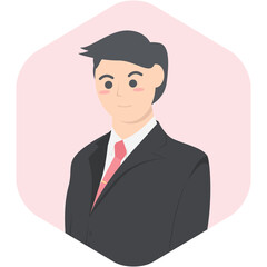 Professional Business Man Employment Avatar Character Collection
