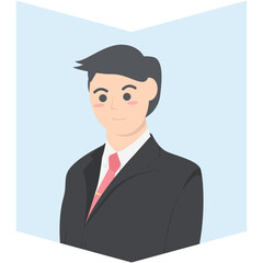 Professional Business Man Employment Avatar Character Collection
