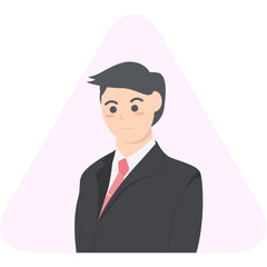 Professional Business Man Employment Avatar Character Collection
