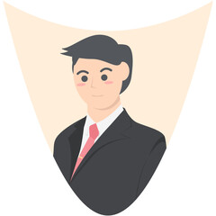 Professional Business Man Employment Avatar Character Collection
