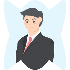 Professional Business Man Employment Avatar Character Collection

