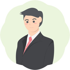 Professional Business Man Employment Avatar Character Collection

