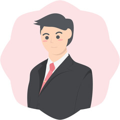 Professional Business Man Employment Avatar Character Collection
