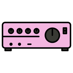 Obraz premium amp illustration