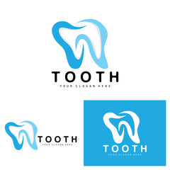 Tooth logo, Dental Health Vector, Care Brand Illustration