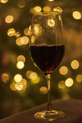 glass of red wine