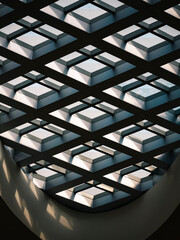 Architecture details Skylight Roof pattern daylight Shade shadow 