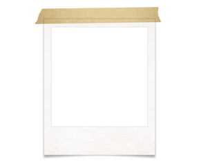 Blank Instant Photo Frame With Adhesive Tape