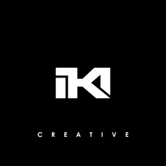 Obraz premium IKI Letter Initial Logo Design Template Vector Illustration