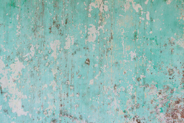 Blue and  messy wall stucco texture background
