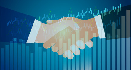 business communication concept marketing handshake success business