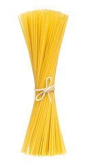 Spaghetti pasta isolated on transparent background. PNG format	
