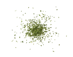 Zelfklevend Fotobehang Dried parsley isolated on transparent png © supamas