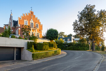 Exterior of house with clinker facade