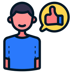 man like review illustration