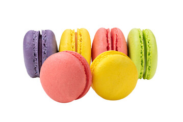 macaroons on transparent png