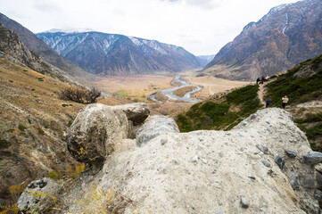 View of Altay mountains