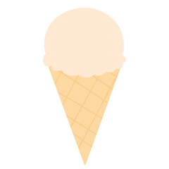Vanilla Ice Cream Cone