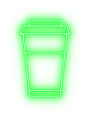 Green Coffee To Go Cup Drink Icon