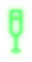 Green Neon Drink Icon