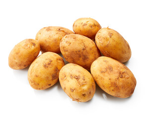 Potato isolated on white background