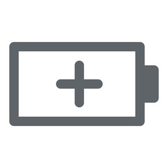 Fototapeta premium battery icon for wed ui design