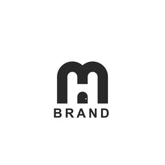 mh gate logo design concept 
