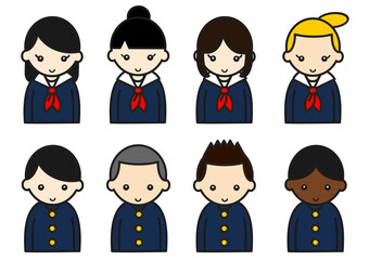 いろいろな学生セット