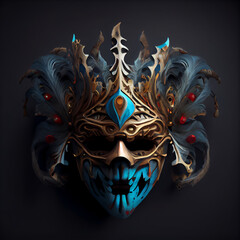 Scary Venetian mask